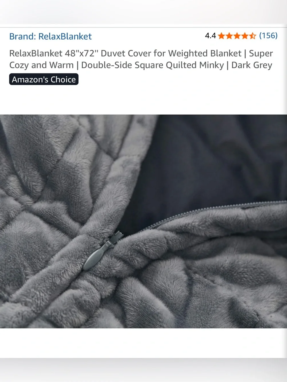 Brand New duvet cover for weighted blanket